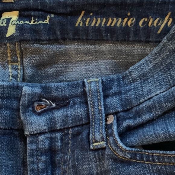 7 For All Mankind Kimmie Crop - Picture 5 of 7